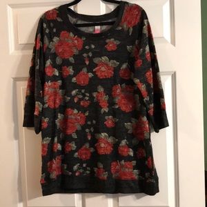 Floral Sweater 3x